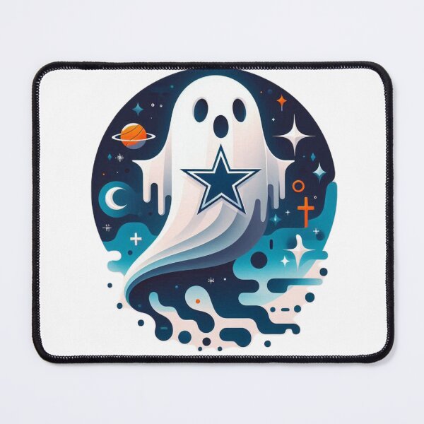 Item preview, Dallas Cowboys Ghostly Halloween Fan designed and sold by AIClothingUK.