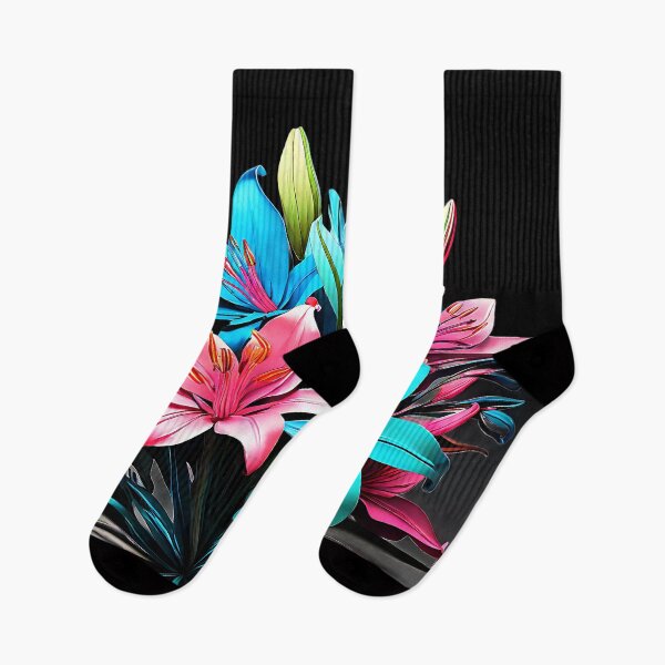 Item preview, Multicolored neon lilies designed and sold by Tchoice.