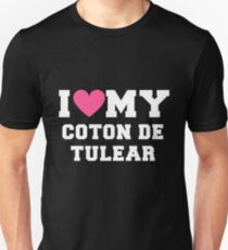 I Love My Coton de Tulear Dog Breeds Gift Unisex T-Shirt