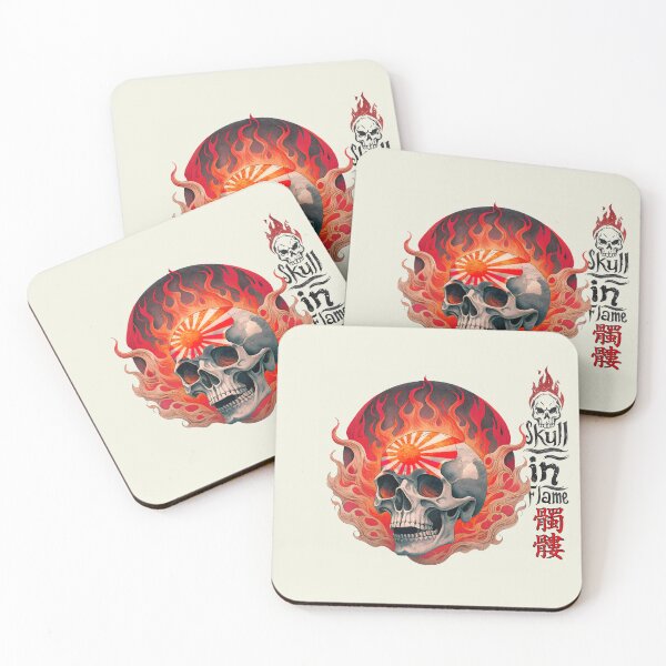Item preview, Skull in Flame designed and sold by NickTaroDesign.