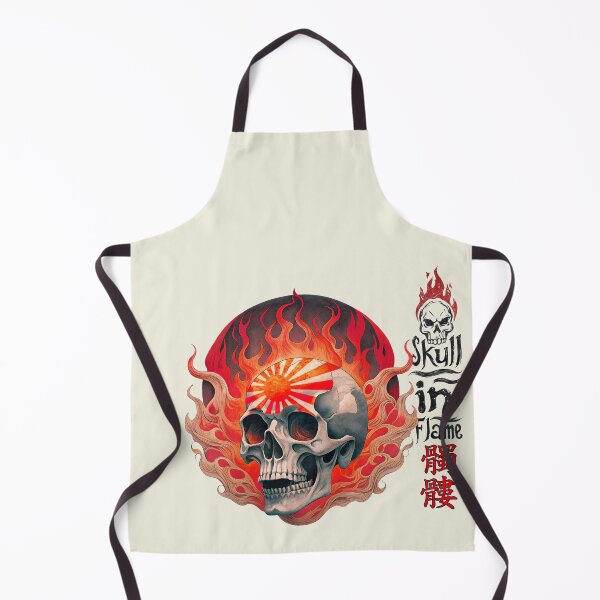 Item preview, Skull in Flame designed and sold by NickTaroDesign.