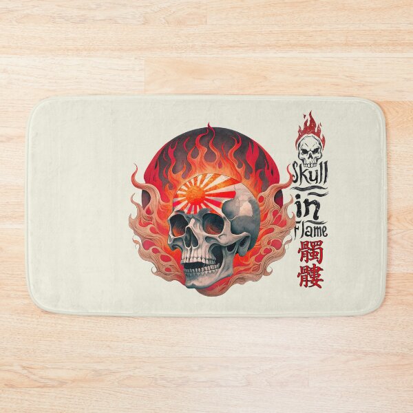 Item preview, Skull in Flame designed and sold by NickTaroDesign.
