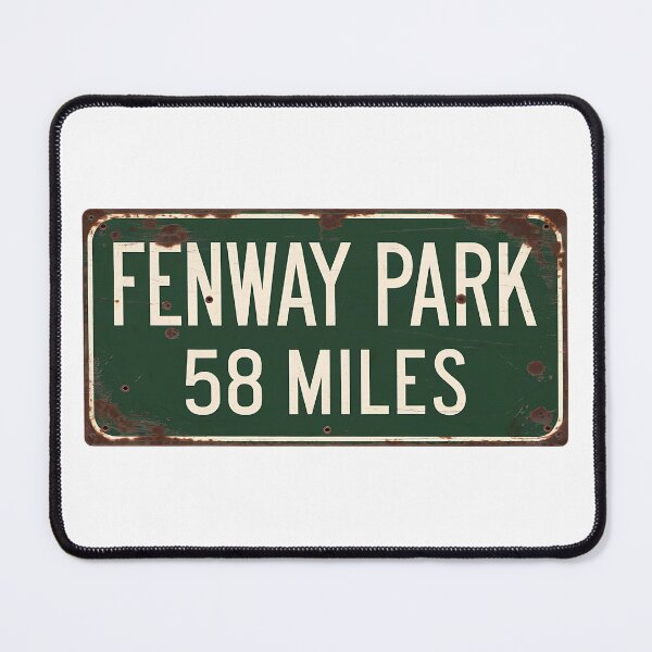 Item preview, FENWAY PARK Distance Sign designed and sold by jeshands.
