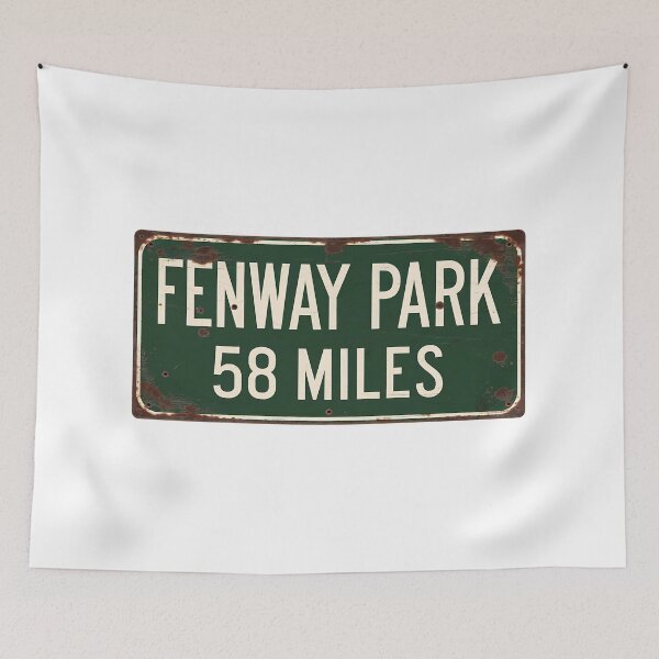 Item preview, FENWAY PARK Distance Sign designed and sold by jeshands.