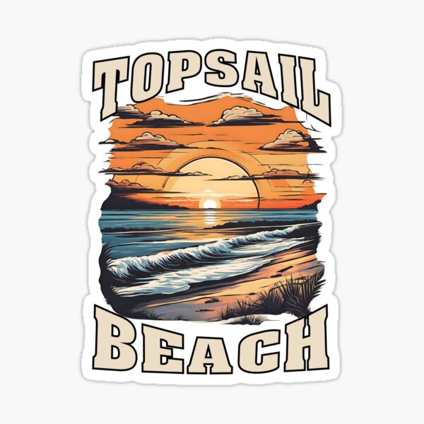 Item preview, Topsail Beach North Carolina Sunset designed and sold by Guess4best.
