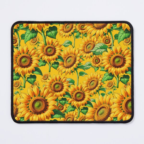 Item preview, Yellow Seamless Sunflower Floral Pattern Design designed and sold by PatternTitan.
