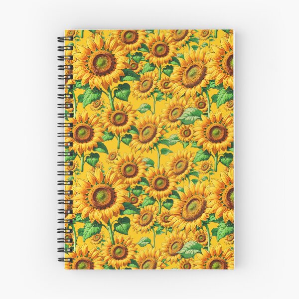 Item preview, Yellow Seamless Sunflower Floral Pattern Design designed and sold by PatternTitan.