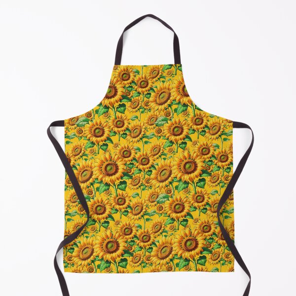 Item preview, Yellow Seamless Sunflower Floral Pattern Design designed and sold by PatternTitan.