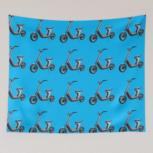 Item preview, Scooter drifting on rugged landscape designed and sold by annenambiro.