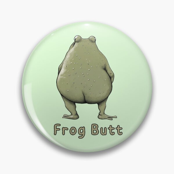 Item preview, Frog Butt, Frog Ass, Frog Butt, Funny, Frog, Meme designed and sold by ArtHouseNiklas.