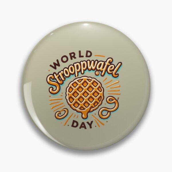 Item preview, World Stroopwafel Day t-shirt, Dutch Waffle Day: Celebrate the Golden Treat designed and sold by EcoArtTees.