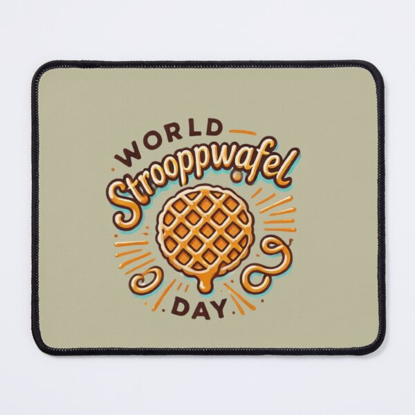 Item preview, World Stroopwafel Day t-shirt, Dutch Waffle Day: Celebrate the Golden Treat designed and sold by EcoArtTees.