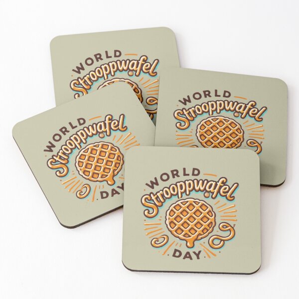 Item preview, World Stroopwafel Day t-shirt, Dutch Waffle Day: Celebrate the Golden Treat designed and sold by EcoArtTees.