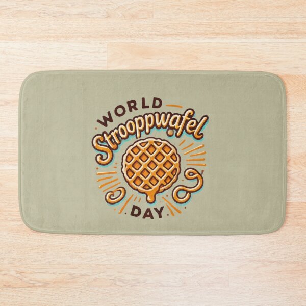Item preview, World Stroopwafel Day t-shirt, Dutch Waffle Day: Celebrate the Golden Treat designed and sold by EcoArtTees.