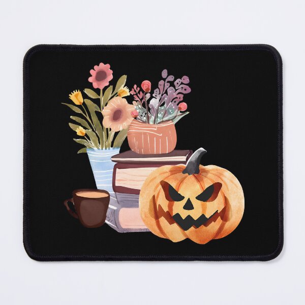 Item preview, Books and Flowers and Coffee and Halloween Pumpkin designed and sold by FarmOfCuties.