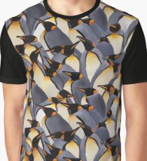 Penguin Pattern Graphic T-Shirt
