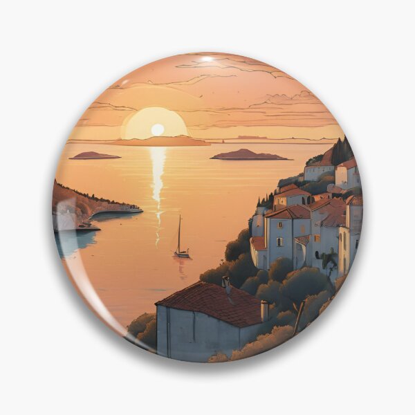 Item preview, Sunrise in Hvar  Beautiful View designed and sold by xiaidex.