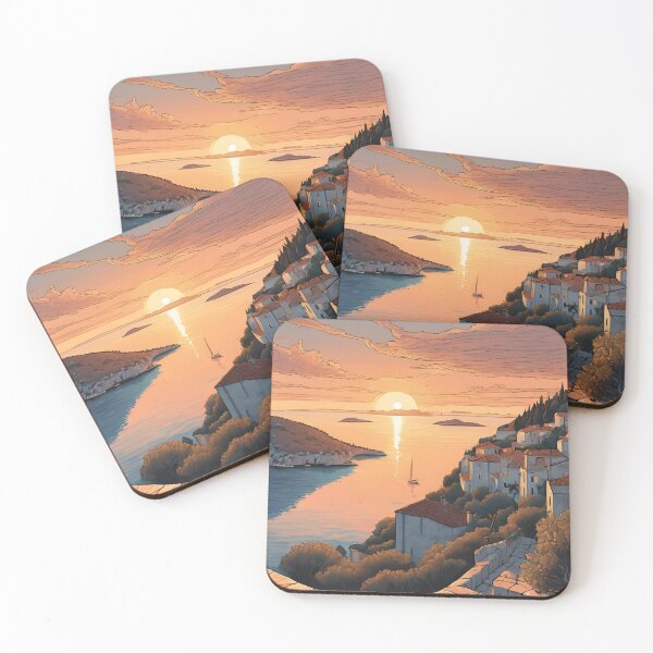 Item preview, Sunrise in Hvar  Beautiful View designed and sold by xiaidex.
