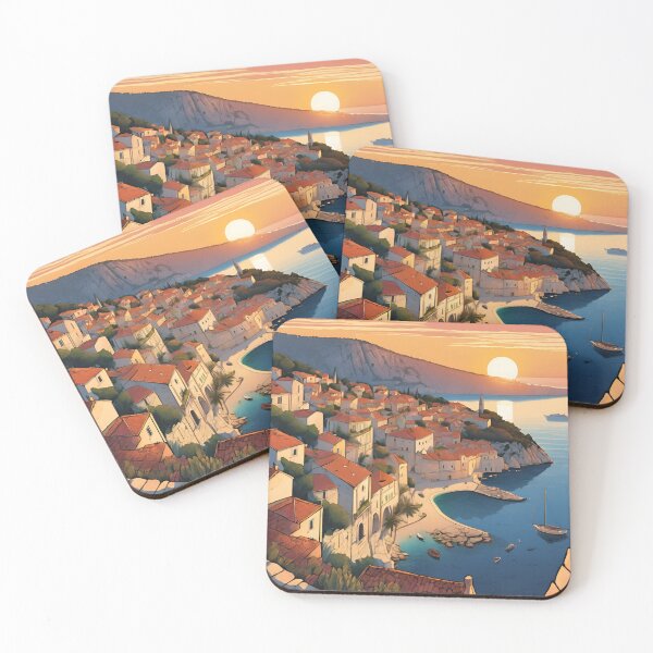 Item preview, Sunrise in Hvar  Beautiful View designed and sold by xiaidex.