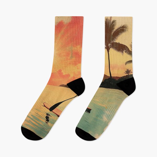 Item preview, Paddleboarder Retro Hawaii Sunshine  designed and sold by GrinGalore.