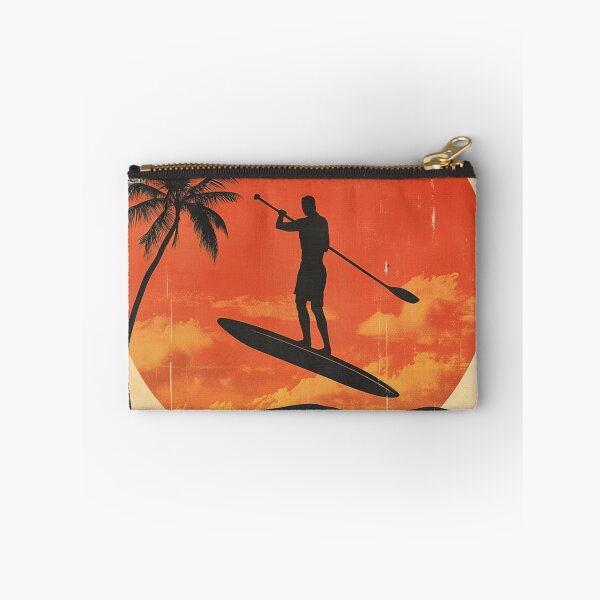Item preview, Paddleboarder Retro Style Hawaii  designed and sold by GrinGalore.