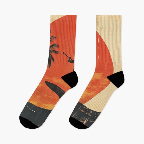 Item preview, Paddleboarder Retro Style Hawaii  designed and sold by GrinGalore.