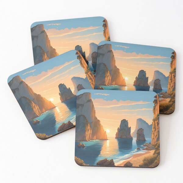 Item preview, Sunrise in Capri  Beautiful View designed and sold by xiaidex.