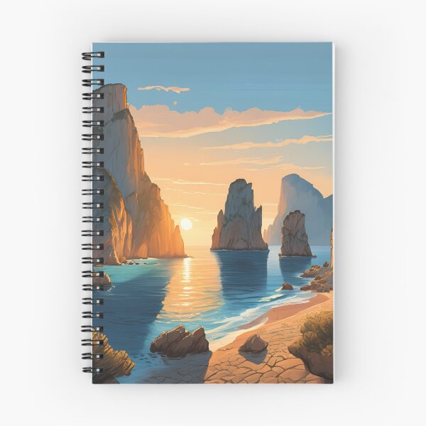 Item preview, Sunrise in Capri  Beautiful View designed and sold by xiaidex.