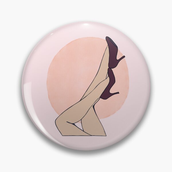 Item preview, Legs with high heels burgundy and peach fuzz designed and sold by HawaiiSofia.