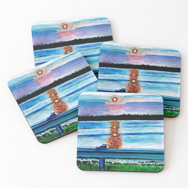Item preview, Sunset Over Beaufort Waterfront designed and sold by Misfitcane.