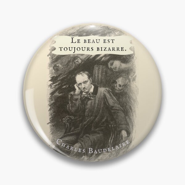 Item preview, Charles Baudelaire quote: Le beau est toujours bizarre designed and sold by artbleed.