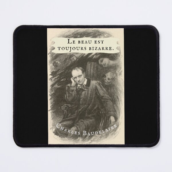 Item preview, Charles Baudelaire quote: Le beau est toujours bizarre designed and sold by artbleed.