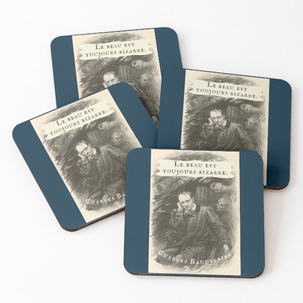 Item preview, Charles Baudelaire quote: Le beau est toujours bizarre designed and sold by artbleed.