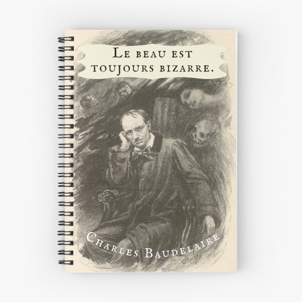 Item preview, Charles Baudelaire quote: Le beau est toujours bizarre designed and sold by artbleed.