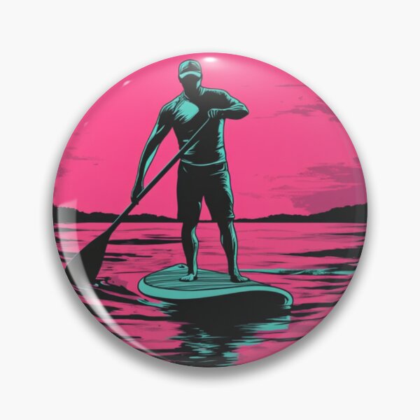 Item preview, Paddleboarder At Moon Light designed and sold by GrinGalore.