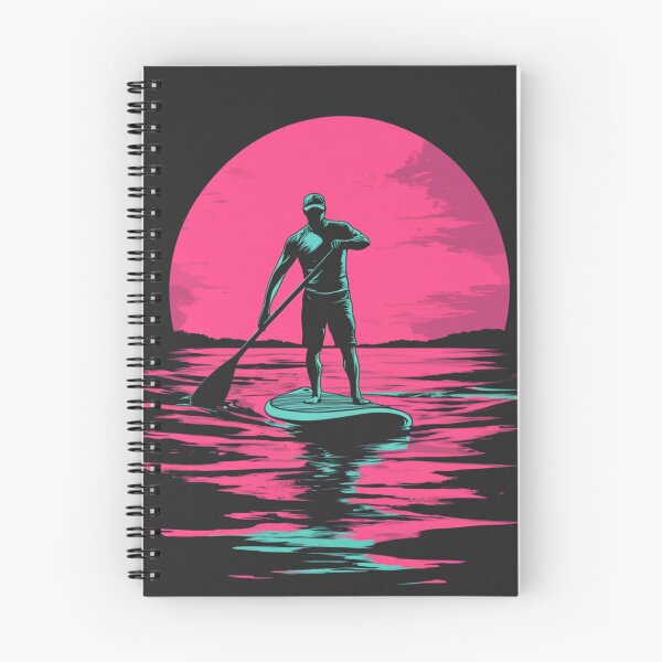 Item preview, Paddleboarder At Moon Light designed and sold by GrinGalore.