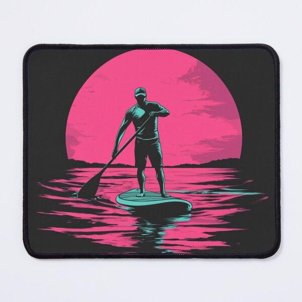Item preview, Paddleboarder At Moon Light designed and sold by GrinGalore.