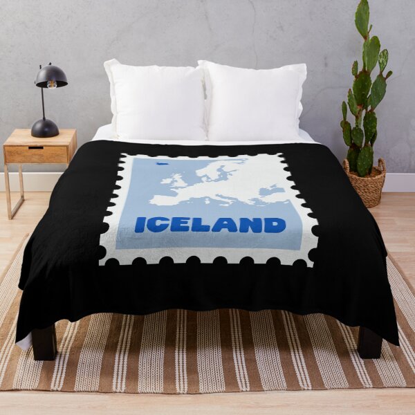 Item preview, Iceland Stamp - Funny gifts for Iceland enthusiasts designed and sold by iX-Physio.