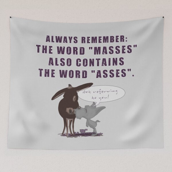 Item preview, Mass doesn't mean Class, Text with Painting designed and sold by AK-Hevonen.