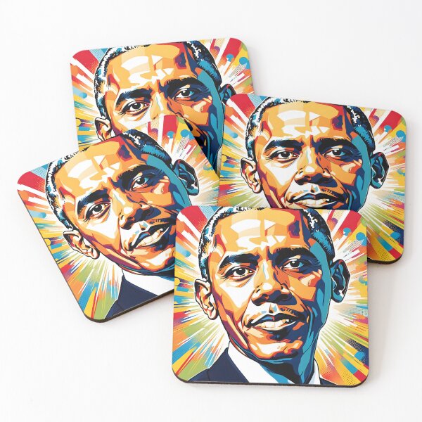 Item preview, Pop Art Obama - Bold and Dynamic Portrait designed and sold by Kelvin Hughes Design.