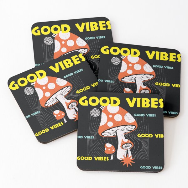 Item preview, good vibes, psychedelic mushrooms designed and sold by Mauswohn.