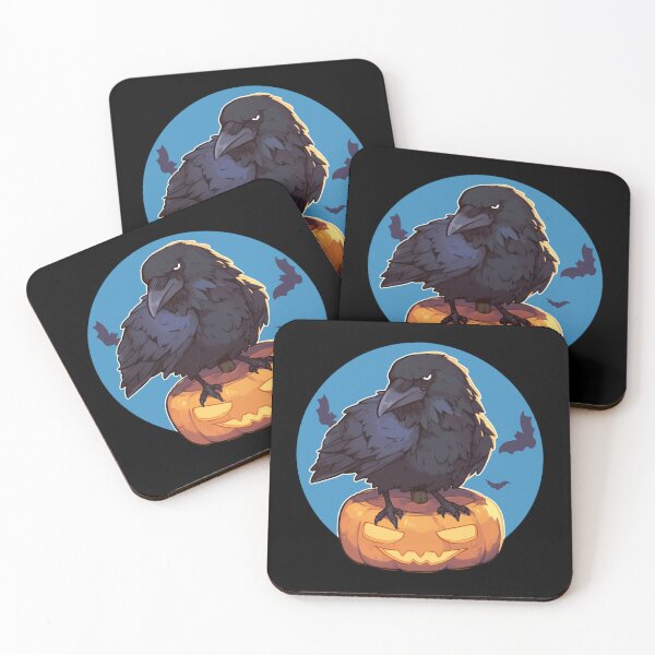 Item preview, Raven // Halloween // Crow // halloween gift // for kids // edgar allan poe designed and sold by SMARTKIT  DESIGNAGENCY.