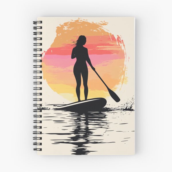 Item preview, Woman Paddleboarding Vector Silhouette  designed and sold by GrinGalore.