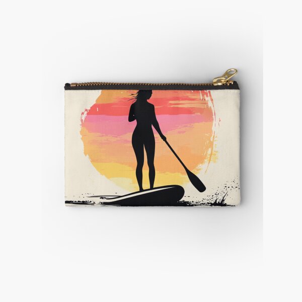 Item preview, Woman Paddleboarding Vector Silhouette  designed and sold by GrinGalore.