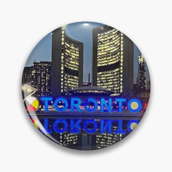 Item preview, Toronto sign/Nathan Philips square at night/Canada designed and sold by VeenaNair23.