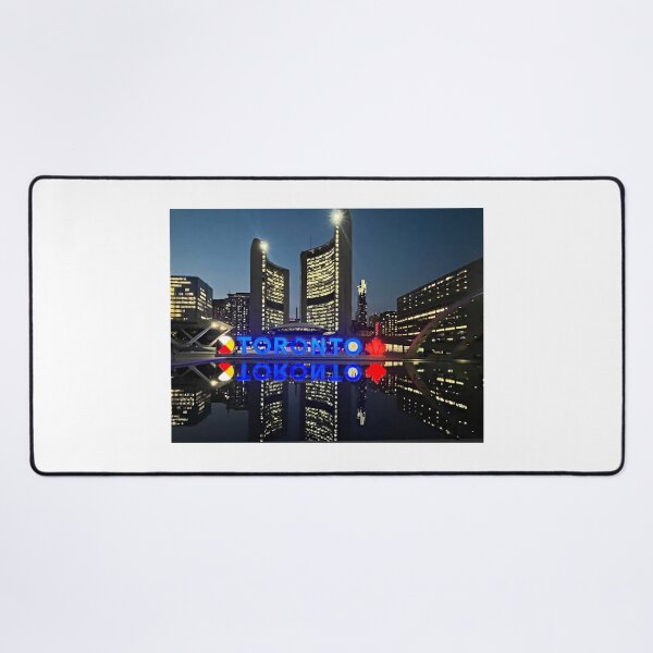 Item preview, Toronto sign/Nathan Philips square at night/Canada designed and sold by VeenaNair23.