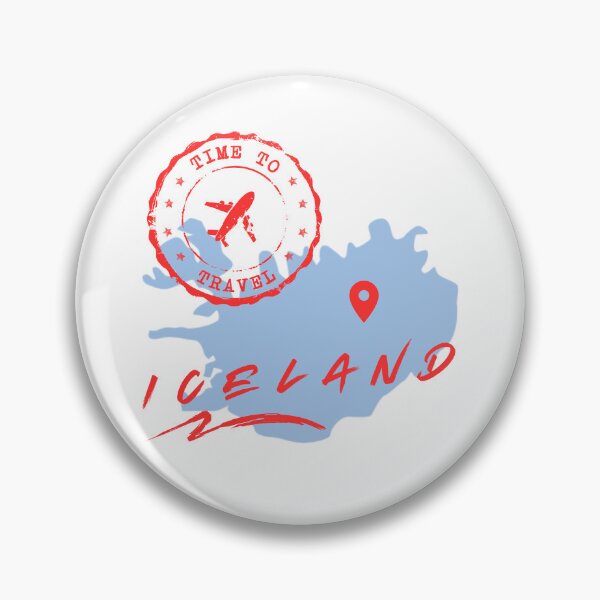 Item preview, Iceland Stamp - Funny gifts for Iceland enthusiasts designed and sold by iX-Physio.
