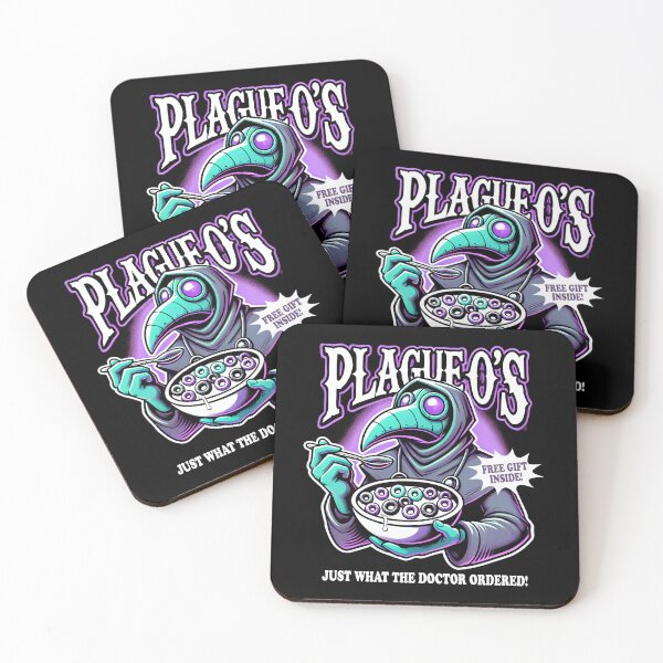 Item preview, Plague Doctor Cereal Parody Plague O's - Funny Plague Doctor designed and sold by Shirt-Face.