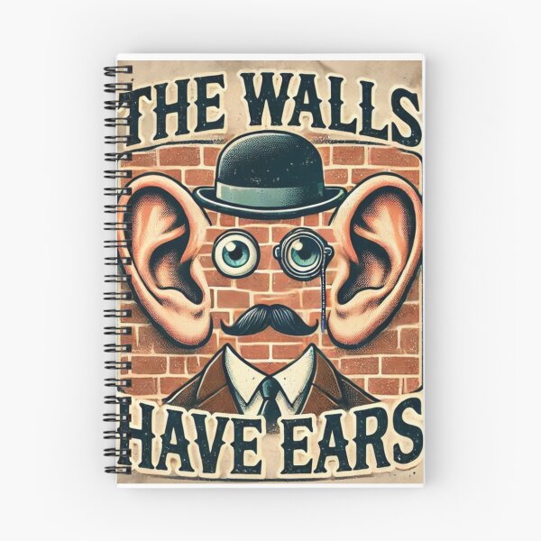 Item preview, Funny Idioms, Walls Have Ears, Humorous Sayings designed and sold by CulturalCurios.