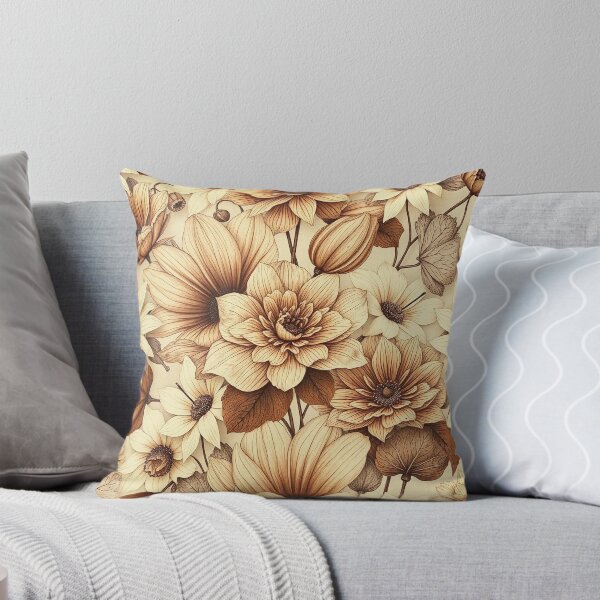 Item preview, Autumn Aquatint Bacground with the Fall Flowers. designed and sold by twisted-dot.